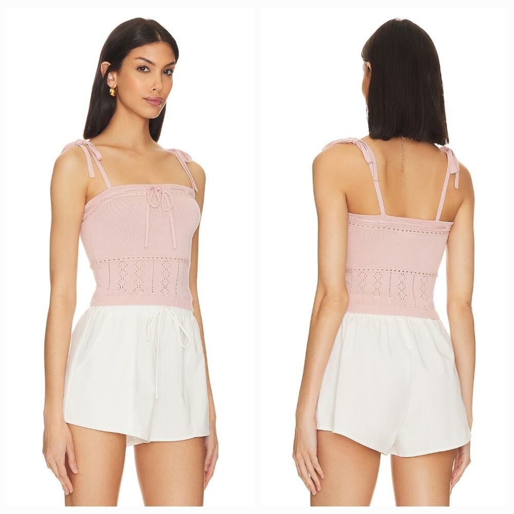 LPA Selini Knit Tank in Antique Pink XS